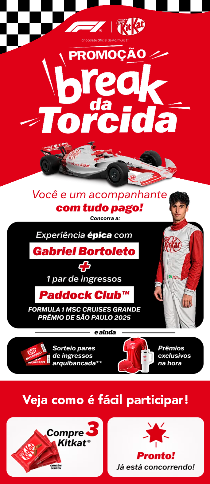 KitKat F1 Edição Limitada 2026